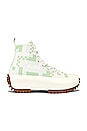 view 1 of 6 Run Star Hike Crafted Jacquard Platform Sneaker in Egret & Virtual Matcha