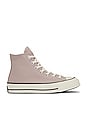 view 1 of 6 Chuck 70 Pastel Sneaker in Stone Mauve, Egret, & Black