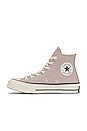 view 5 of 6 Chuck 70 Pastel Sneaker in Stone Mauve, Egret, & Black