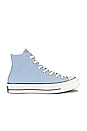 view 1 of 6 SNEAKERS CHUCK 70 NO WASTE CANVAS in Light Armory Blue, Egret, & Black