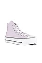 view 2 of 6 Chuck Taylor All Star Lift Canvas Sneaker in Pale Amethyst, White, & Black