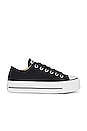 view 1 of 6 SNEAKERS ALL STAR CANVAS PLATFORM in Black & White