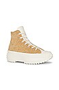 view 2 of 6 Run Star Hike Cozy Utility Sneaker in Nomad Khaki, Desert Sand, & Egret