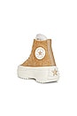 view 3 of 6 Run Star Hike Cozy Utility Sneaker in Nomad Khaki, Desert Sand, & Egret