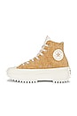 view 5 of 6 Run Star Hike Cozy Utility Sneaker in Nomad Khaki, Desert Sand, & Egret