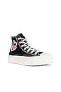 view 2 of 6 Chuck Taylor All Star Lift Gran-z Sneaker in Black, Egret, & Red