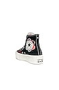 view 3 of 6 Chuck Taylor All Star Lift Gran-z Sneaker in Black, Egret, & Red