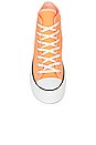 view 4 of 6 Chuck Taylor All Star Lift Sneaker in Peach Beam, Black, & White