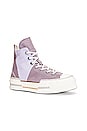 view 2 of 6 Chuck 70 Plus Sneaker in Lucid Lilac, Vapor Violet, & Egret