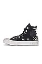 view 5 of 6 Chuck 70 Studded Sneaker in Black & White