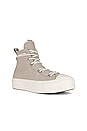 view 2 of 6 Chuck Taylor All Star Lift Platform Sneaker in Nutty Granola, Egret, & Fossilized
