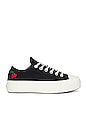 view 1 of 6 КРОССОВКИ CHUCK TAYLOR ALL STAR LIFT PLATFORM CHERRIES in Black, Egret, & Red