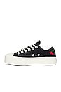 view 5 of 6 Chuck Taylor All Star Lift Platform Cherries Sneaker in Black, Egret, & Red