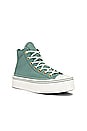 view 2 of 6 Chuck Taylor All Star Modern Platform Crafted Stitching Sneaker in Herby & Egret
