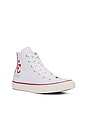 view 2 of 6 Chuck Taylor All Star Sneaker in White, Red, & Egret