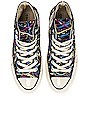 view 4 of 6 SNEAKERS CHUCK 70 ARCHIVE PAINT SPLATTER PRINT in Black, Hyper Magenta, & Egret