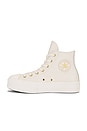 view 5 of 6 Chuck Taylor All Star Lift Sneaker in Egret & Gold