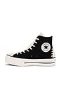 view 5 of 6 Chuck Taylor All Star Lift Sneaker in Black & Egret