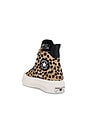 view 3 of 6 Pony Hair Chuck 70 De Luxe Squared Sneaker in Black & Egret