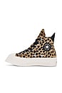 view 5 of 6 Pony Hair Chuck 70 De Luxe Squared Sneaker in Black & Egret