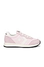 view 1 of 6 Unisex Omega Trainer Low Top Sneaker in Summit Pink & Sugar Berry
