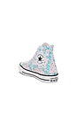 view 3 of 6 Chuck Taylor All Star Mini Flowers Sneaker in White & Gnarly Blue