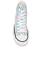 view 4 of 6 Chuck Taylor All Star Mini Flowers Sneaker in White & Gnarly Blue