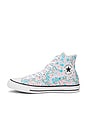 view 5 of 6 Chuck Taylor All Star Mini Flowers Sneaker in White & Gnarly Blue