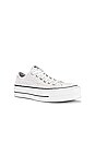 view 2 of 6 Chuck Taylor All Star Open Platform Sneaker in White & Black