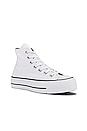 view 2 of 6 Chuck Taylor All Star Lift Hi Sneaker in White & Black