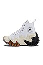 view 5 of 6 SNEAKERS RUN STAR MOTION HI in White, Black, & Gum Honey