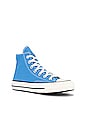 view 2 of 6 Chuck 70 Hi Sneaker in University Blue, Egret, & Black