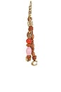 view 3 of 4 Beaded Cluster Bag Charm in Pink