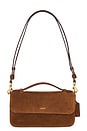 view 1 of 5 Elora Top Handle Crossbody Bag in Warm Brown