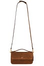 view 5 of 5 Elora Top Handle Crossbody Bag in Warm Brown