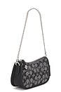 view 3 of 4 BOLSO CRYSTAL SIGNATURE SWINGER 20 in Black