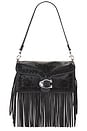view 2 of 5 BOLSO DE HOMBRO 26 BEADED FRINGE TABBY in Black