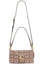 view 5 of 5 Crystal Signature Soft Tabby 26 Shoulder Bag in Mushroom