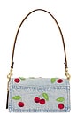view 2 of 5 Cherry Embroidered Denim Tabby 20 Shoulder Bag in Denim Multi