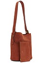 view 3 of 4 Suede Bleecker Bucket Bag in Clay