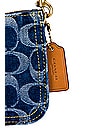 view 4 of 5 Washed Denim Signature Penn Bag in Blue