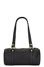 view 2 of 4 Coach Originals Textured Pebble Leather Kisslock Barrel Bag 28 in Black