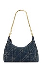 view 3 of 5 Soft Quilted Loved Denim Juliet 25 Shoulder Bag in Dark Indigo
