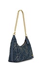 view 4 of 5 Soft Quilted Loved Denim Juliet 25 Shoulder Bag in Dark Indigo