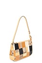 view 3 of 4 SAC PLAZA SHOULDER in Brown Patchwork