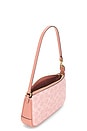 view 4 of 4 BOLSO HOMBRO COATED CANVAS SIGNATURE PLAZA in Melon Pink