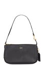 view 1 of 4 Natural Grain Leather Plaza Bag in Black