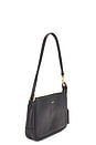 view 3 of 4 Natural Grain Leather Plaza Bag in Black