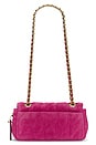 view 2 of 5 SAC PORTÉ ÉPAULE QUILTED SUEDE TABBY SHOULDER BAG 20 in Dark Fuchsia