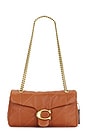 view 1 of 5 SAC PORTÉ ÉPAULE SOFT QUILTED TABBY SHOULDER BAG 26 in Amber Brown